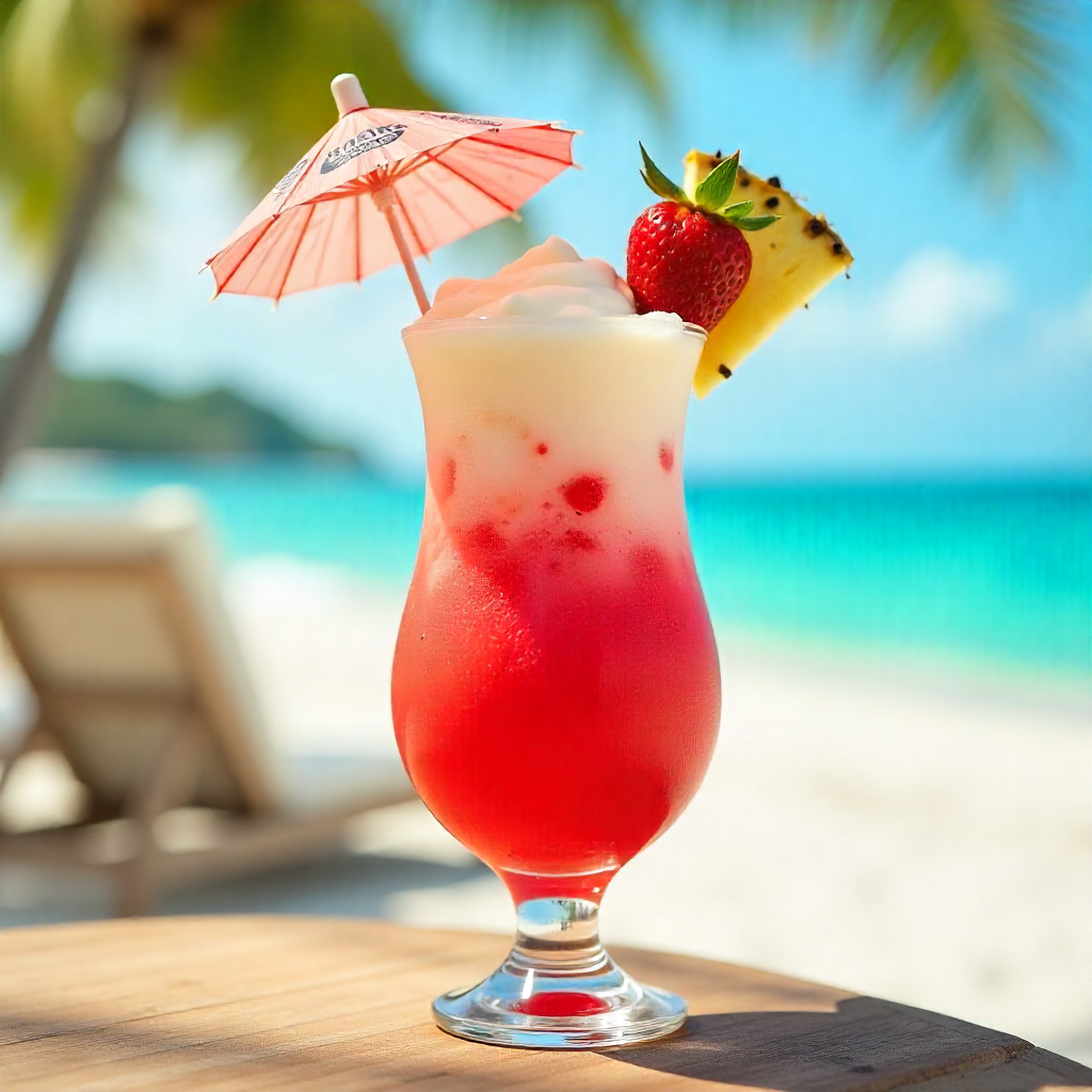 Tropical Miami Vice Cocktail Drink Recipe for Beach Vibes Anytime